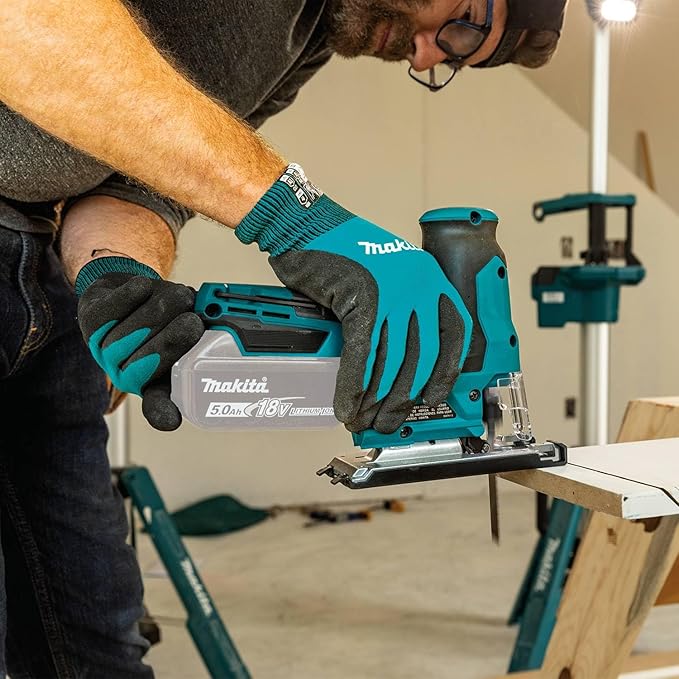 Click to see full view 11+ 5 VIDEOS Makita XVJ05Z 18V LXT® Lithium-Ion Brushless Cordless Barrel Grip Jig Saw, Tool Only - Image 3