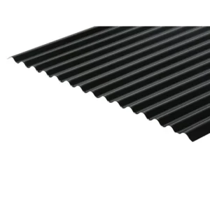 Cladco Corrugated 13/3 Profile Polyester Paint Coated 0.5mm Metal Roof Sheet Black